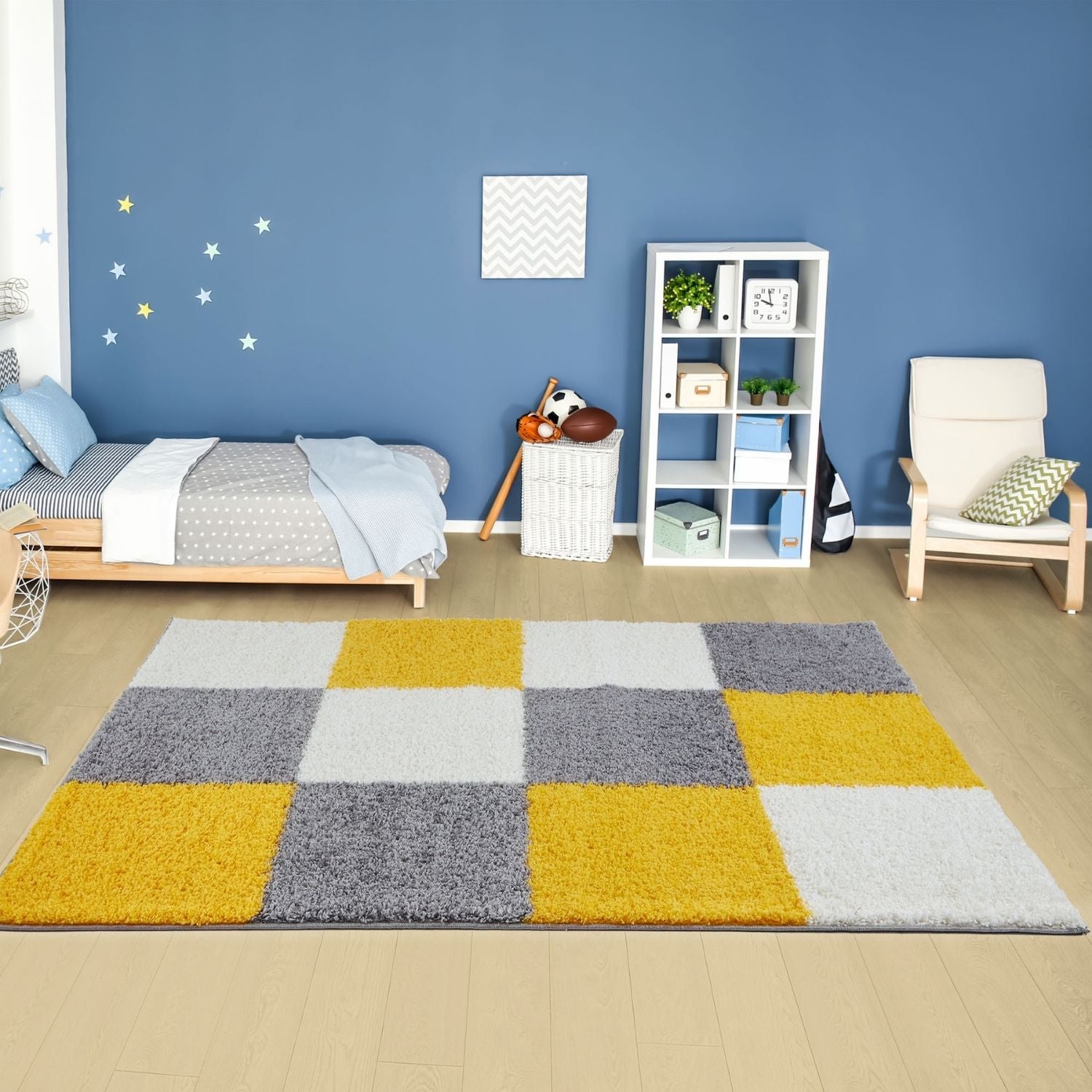 Myshaggy Geometric Yellow Rug - Bargainia.com - 5060912234660 - 2885