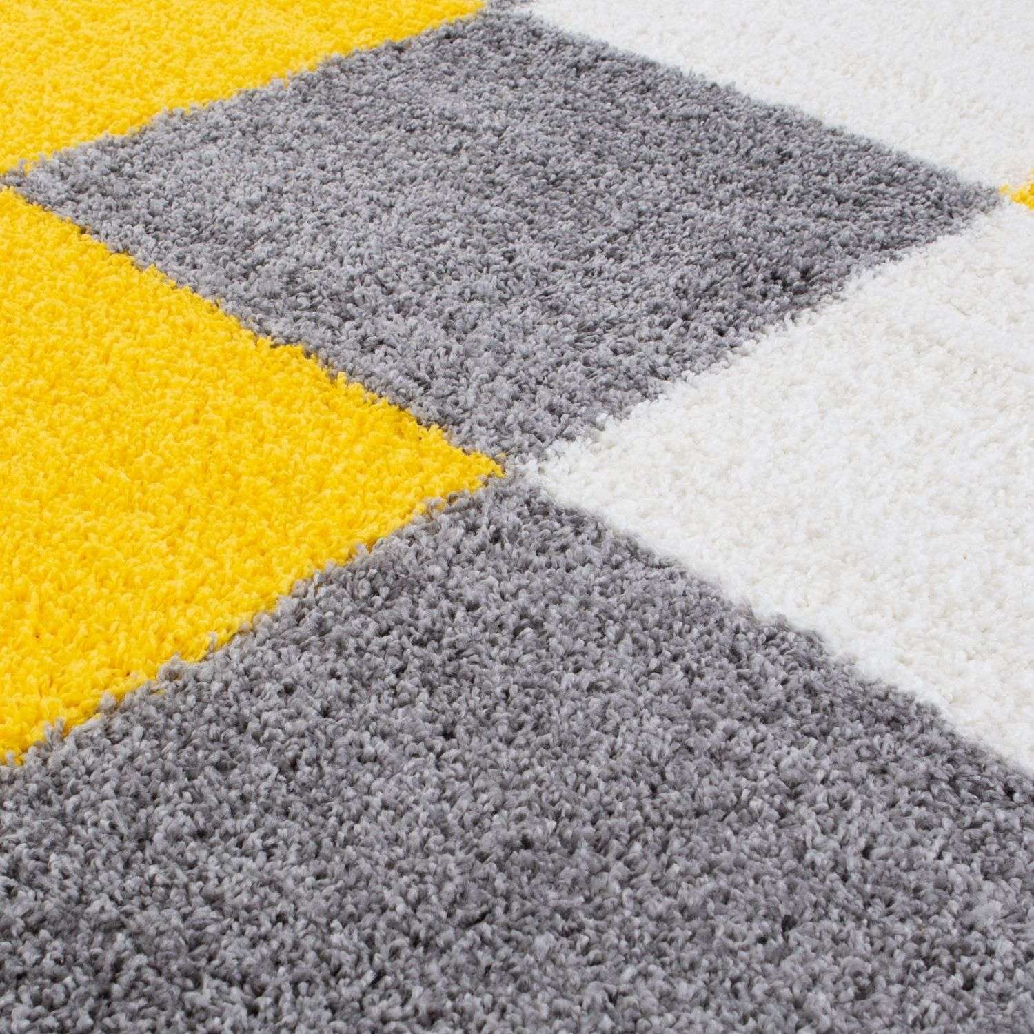 Myshaggy Geometric Yellow Rug - Bargainia.com - 5060912234660 - 2885