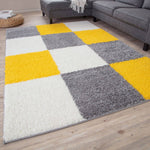Myshaggy Geometric Yellow Rug - Bargainia.com - 