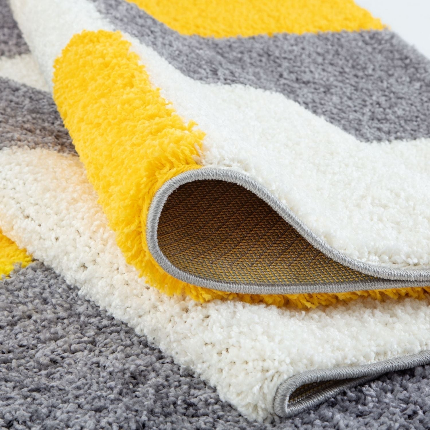 Myshaggy Geometric Yellow Rug - Bargainia.com - 