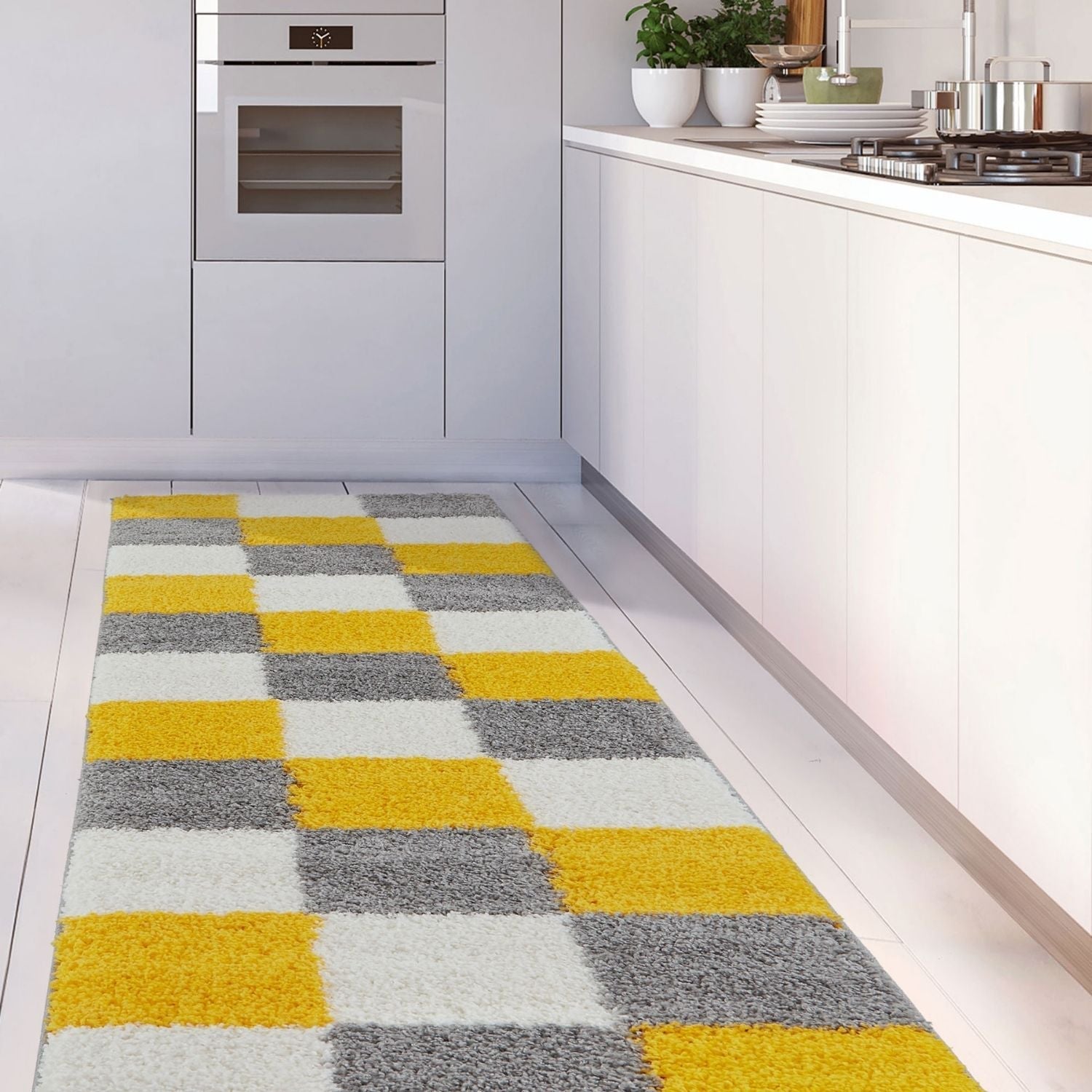Myshaggy Geometric Yellow Rug - Bargainia.com - 5060912234684 - 2887