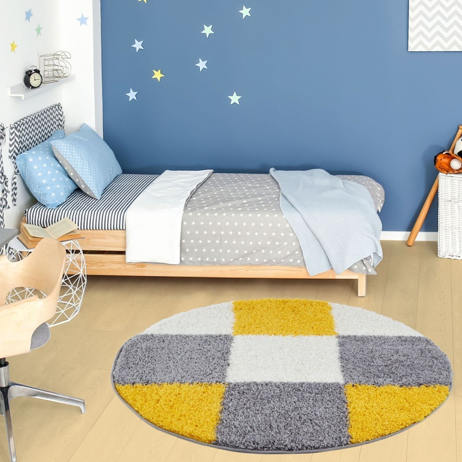 Myshaggy Geometric Yellow Rug - Bargainia.com - 5060912234707 - 2889