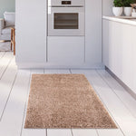 Myshaggy Solid Beige Rug - Bargainia.com - 