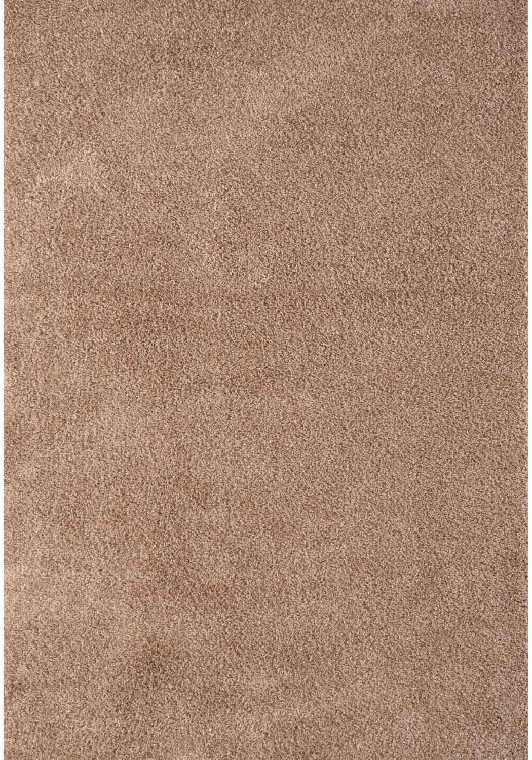 Myshaggy Solid Beige Rug - Bargainia.com - 