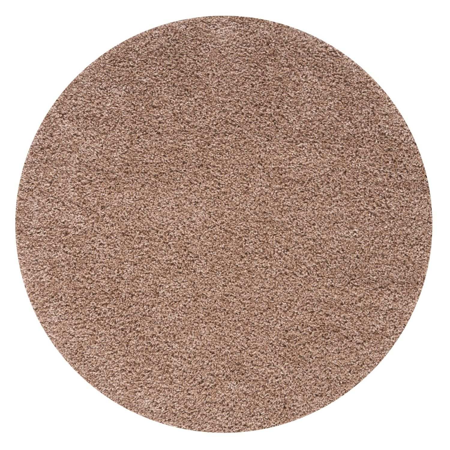 Myshaggy Solid Beige Rug - Bargainia.com - 
