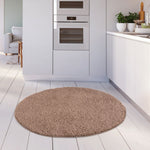 Myshaggy Solid Beige Rug - Bargainia.com - 