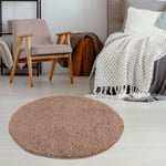 Myshaggy Solid Beige Rug - Bargainia.com - 