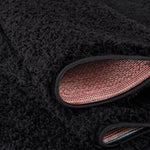 Myshaggy Solid Black Rug - Bargainia.com - 