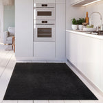 Myshaggy Solid Black Rug - Bargainia.com - 