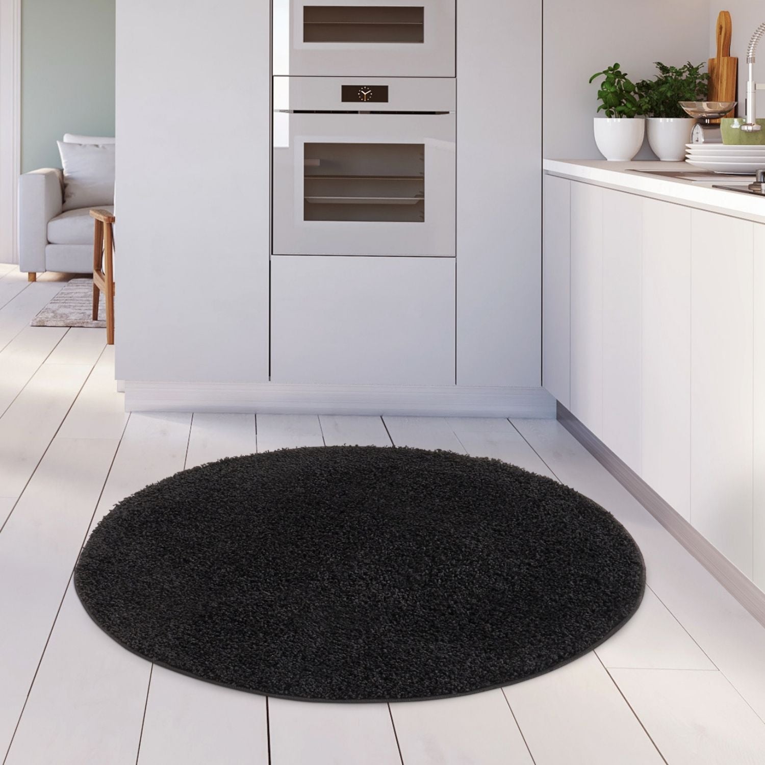 Myshaggy Solid Black Rug - Bargainia.com - 5060912231249 - 2831