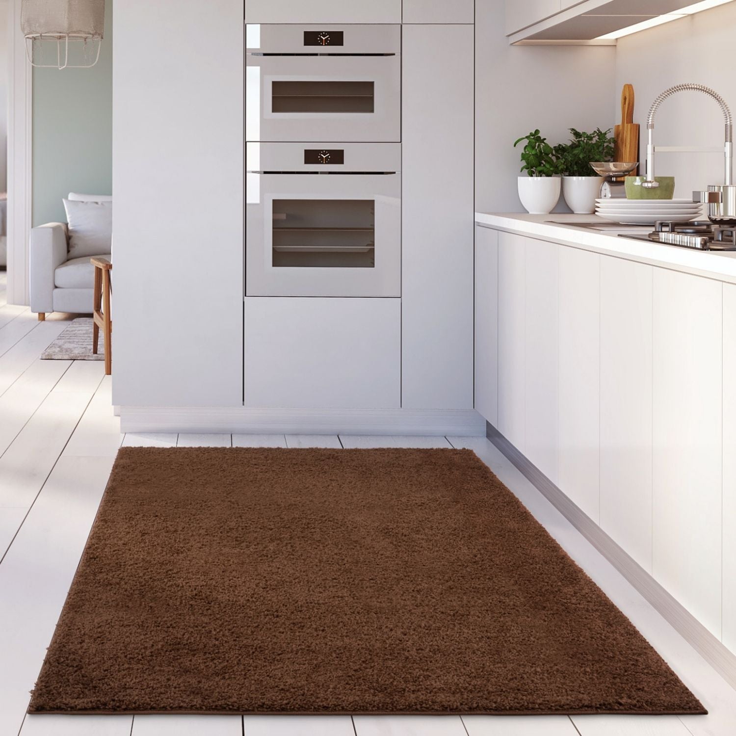 Myshaggy Solid Brown Rug - Bargainia.com - 5060912230709 - 2777