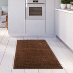 Myshaggy Solid Brown Rug - Bargainia.com - 
