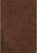 Myshaggy Solid Brown Rug - Bargainia.com - 