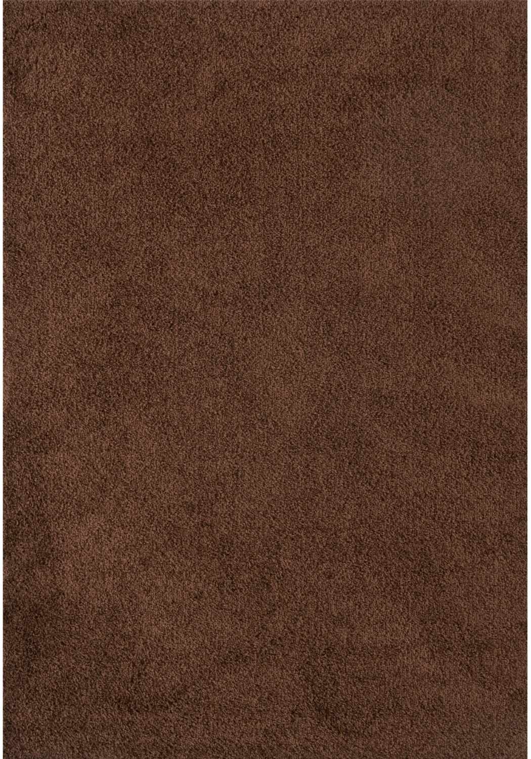 Myshaggy Solid Brown Rug - Bargainia.com - 