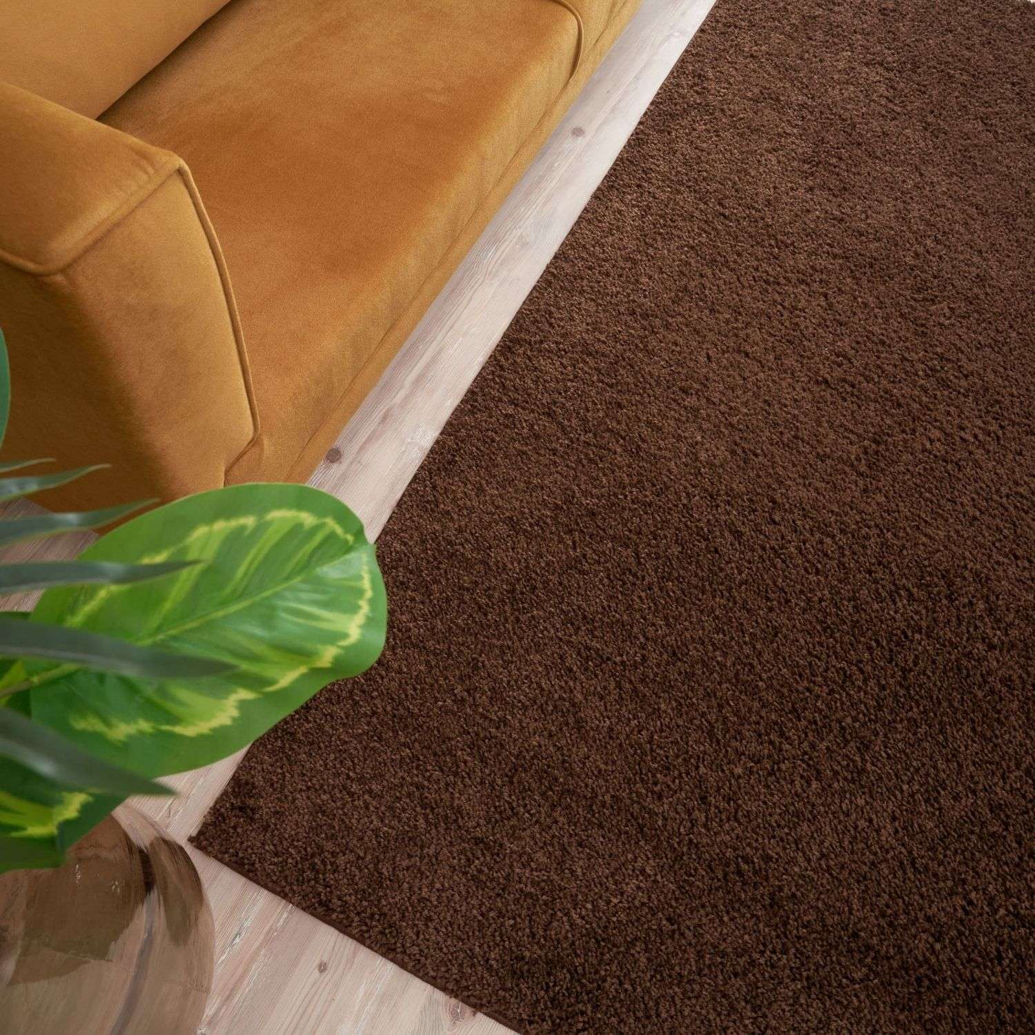 Myshaggy Solid Brown Rug - Bargainia.com - 5060912230709 - 2777