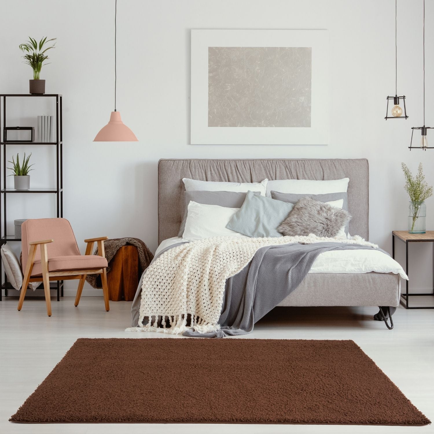 Myshaggy Solid Brown Rug - Bargainia.com - 5060912230709 - 2777