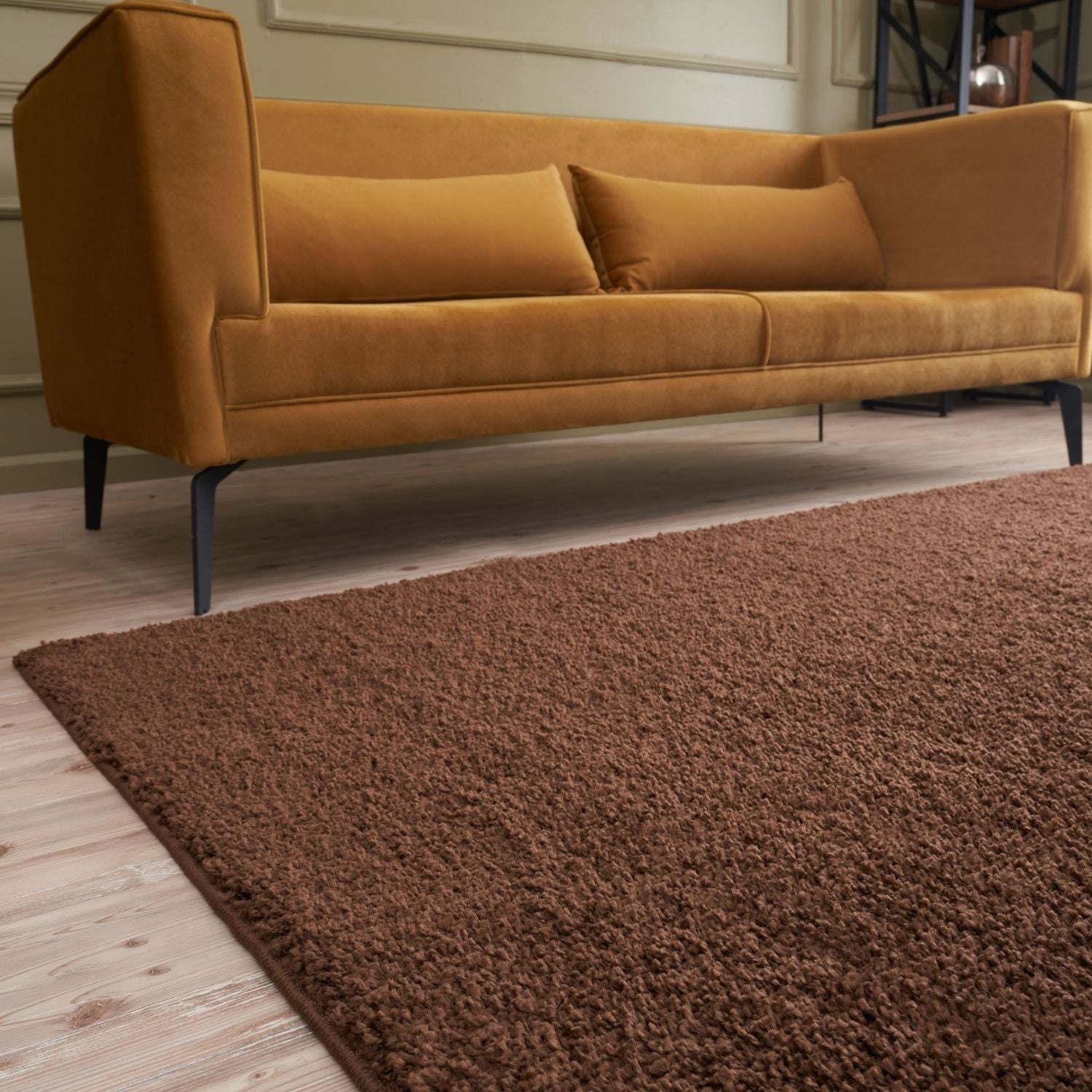 Myshaggy Solid Brown Rug - Bargainia.com - 5060912230709 - 2777