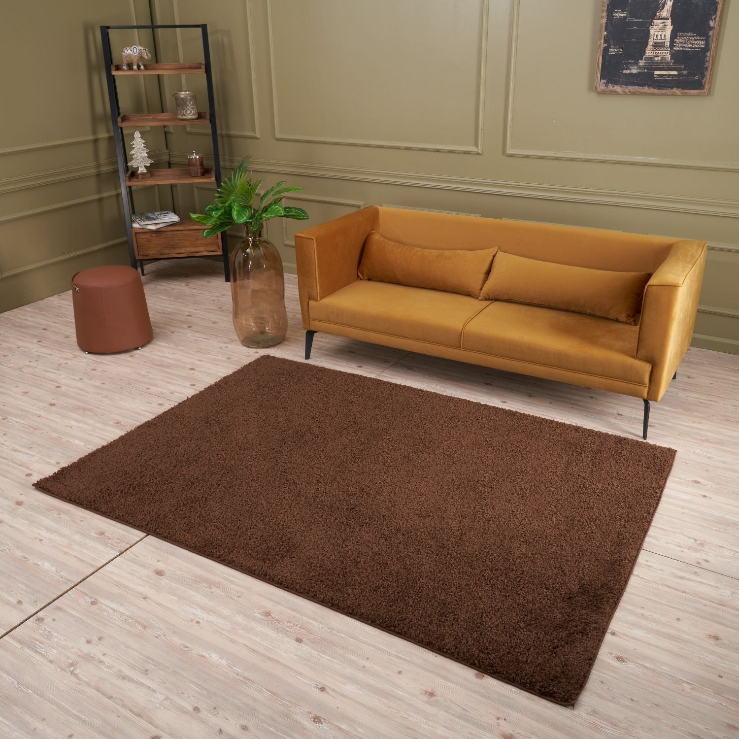 Myshaggy Solid Brown Rug - Bargainia.com - 5060912230709 - 2777