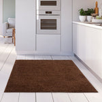 Myshaggy Solid Brown Rug - Bargainia.com - 