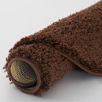 Myshaggy Solid Brown Rug - Bargainia.com - 