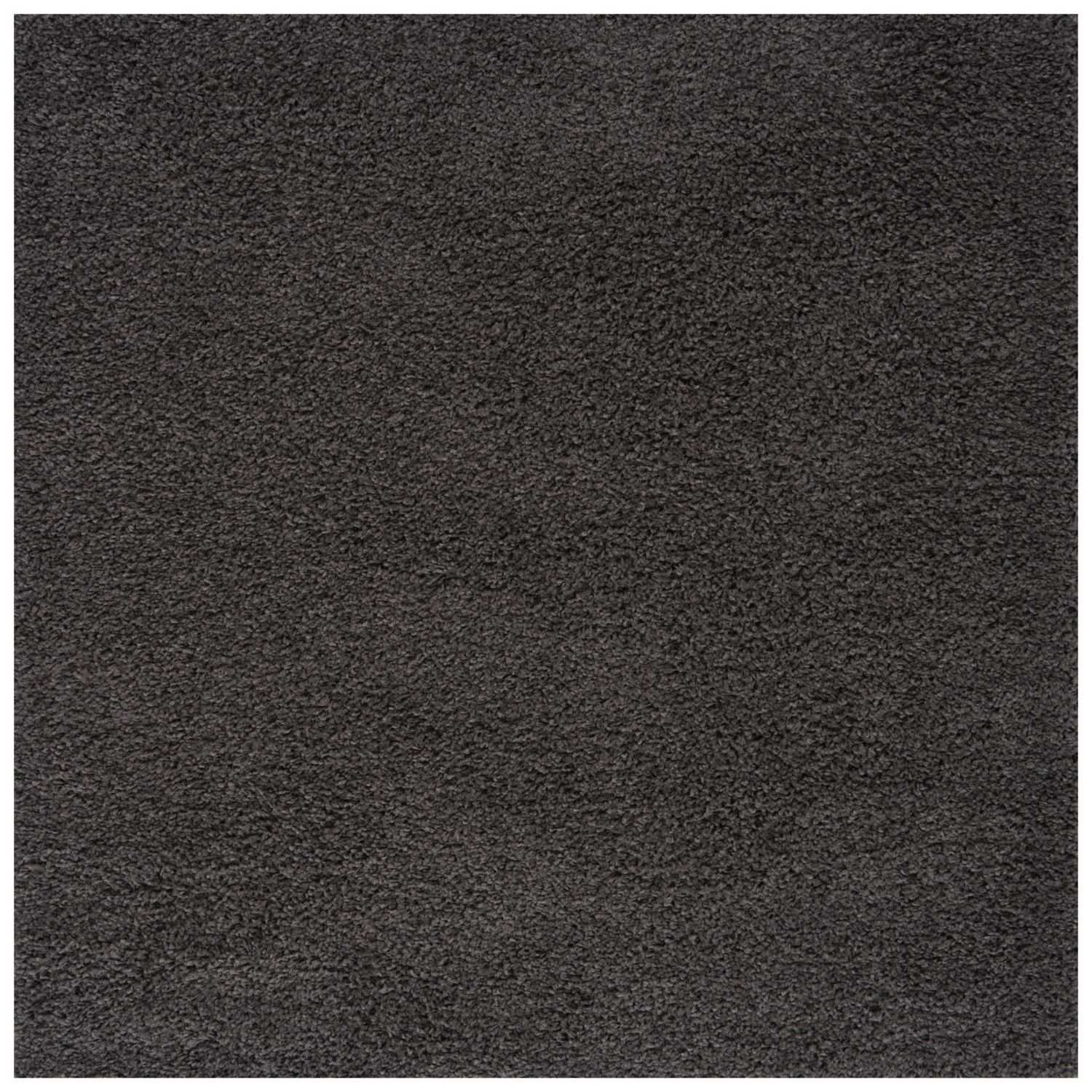Myshaggy Solid Dark Grey Rug - Bargainia.com - 