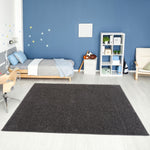Myshaggy Solid Dark Grey Rug - Bargainia.com - 