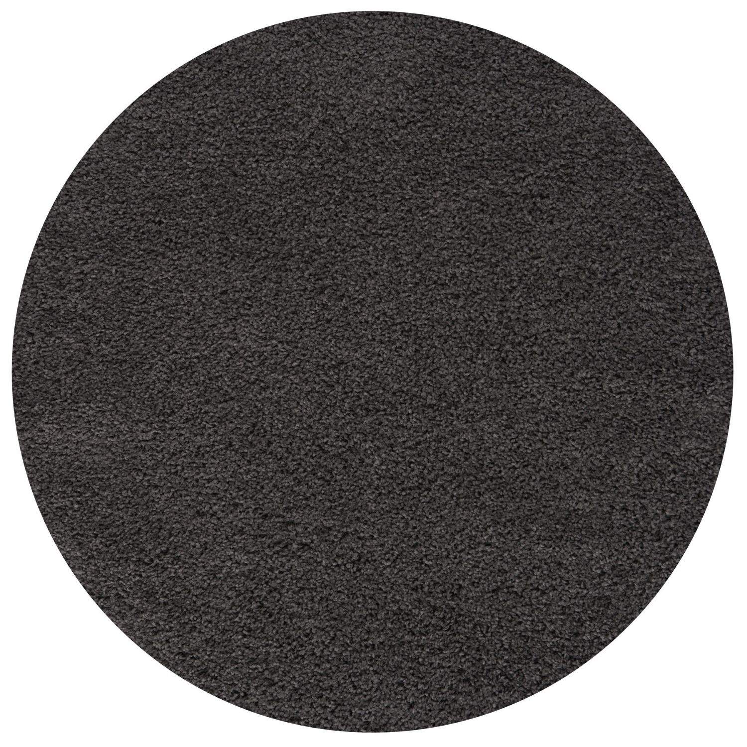 Myshaggy Solid Dark Grey Rug - Bargainia.com - 