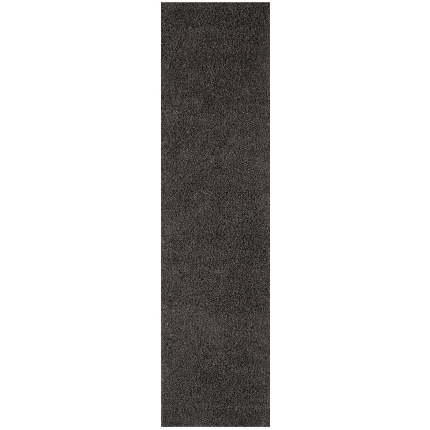 Myshaggy Solid Dark Grey Rug - Bargainia.com - 