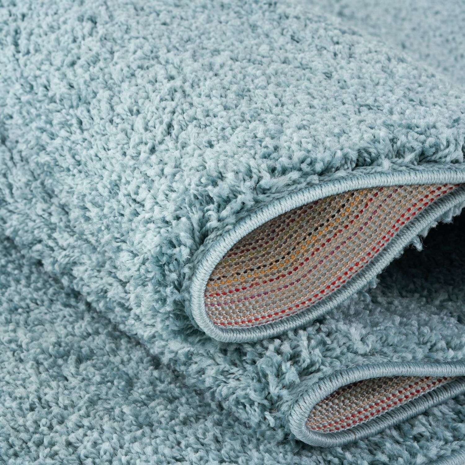 Myshaggy Solid Duck Egg Blue Rug - Bargainia.com - 5060912230907 - 2797