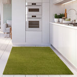 Myshaggy Solid Green Rug - Bargainia.com - 