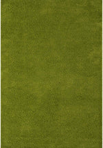 Myshaggy Solid Green Rug - Bargainia.com - 