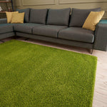 Myshaggy Solid Green Rug - Bargainia.com - 