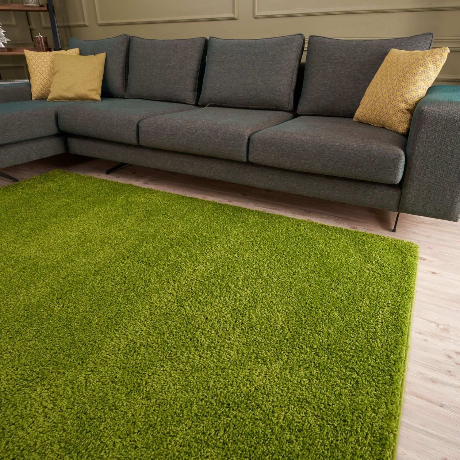 Myshaggy Solid Green Rug - Bargainia.com - 5060912231300 - 2837