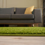Myshaggy Solid Green Rug - Bargainia.com - 