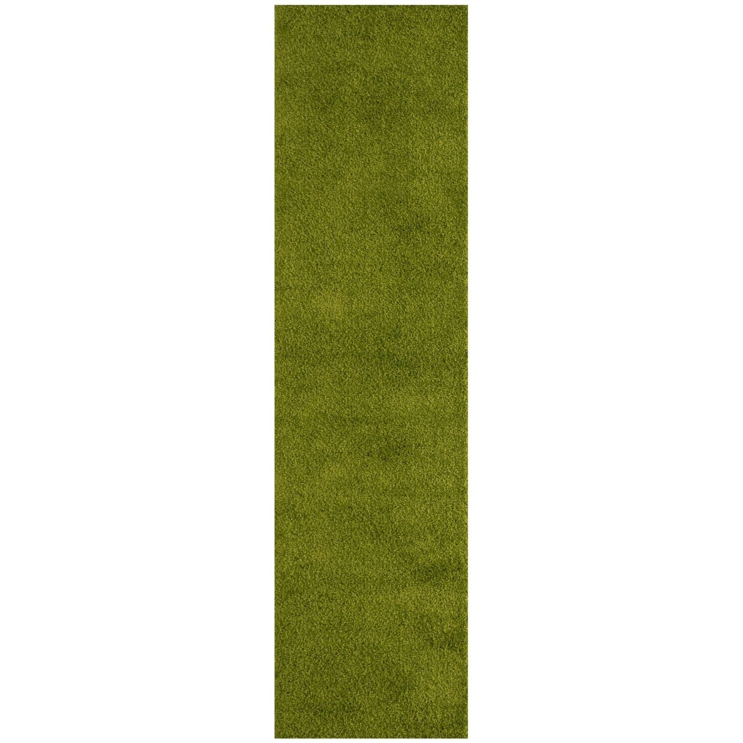 Myshaggy Solid Green Rug - Bargainia.com - 