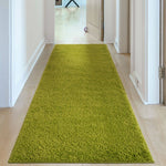 Myshaggy Solid Green Rug - Bargainia.com - 