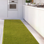 Myshaggy Solid Green Rug - Bargainia.com - 