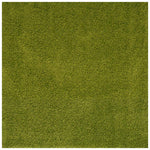 Myshaggy Solid Green Rug - Bargainia.com - 