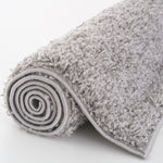 Myshaggy Solid Grey Rug - Bargainia.com - 