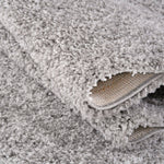 Myshaggy Solid Grey Rug - Bargainia.com - 