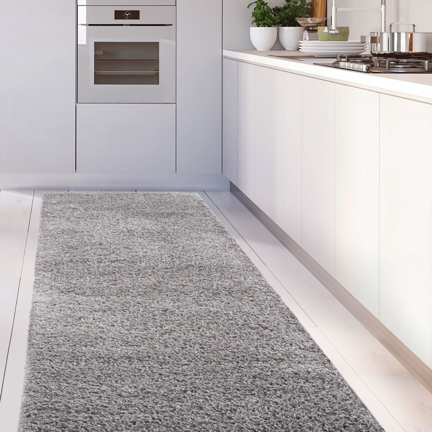Myshaggy Solid Grey Rug - Bargainia.com - 5060912230525 - 2759