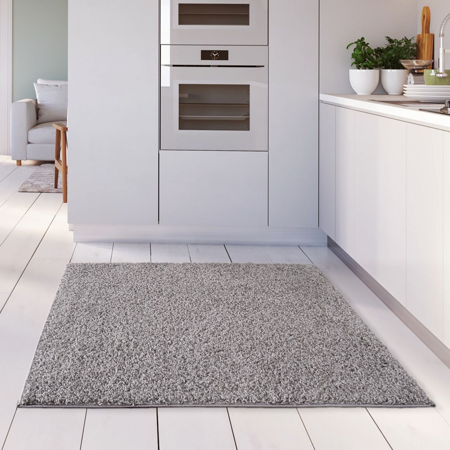 Myshaggy Solid Grey Rug - Bargainia.com - 5060912230532 - 2760