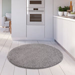 Myshaggy Solid Grey Rug - Bargainia.com - 