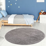 Myshaggy Solid Grey Rug - Bargainia.com - 