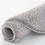 Myshaggy Solid Grey Rug - Bargainia.com - 