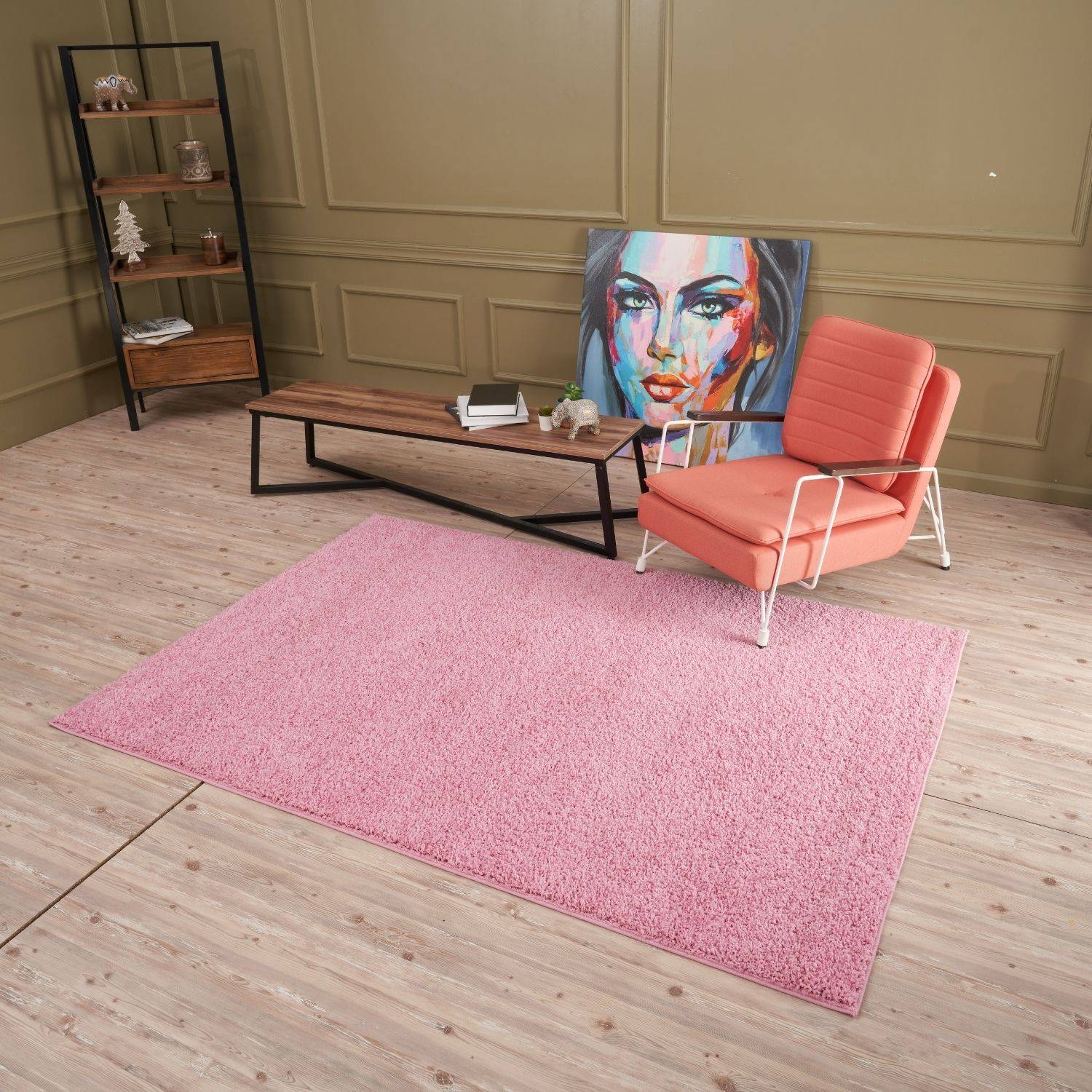Myshaggy Solid Pink Rug - Bargainia.com - 5060912230808 - 2787