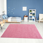 Myshaggy Solid Pink Rug - Bargainia.com - 