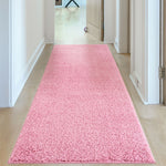 Myshaggy Solid Pink Rug - Bargainia.com - 