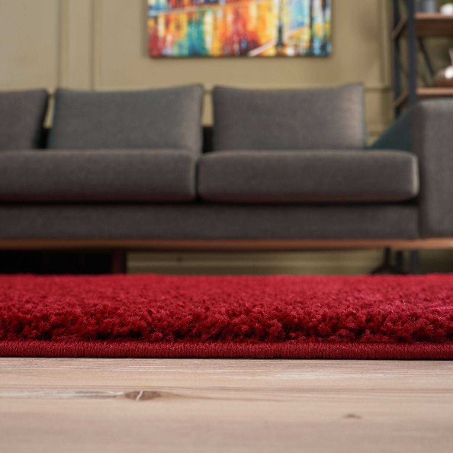 Myshaggy Solid Red Rug - Bargainia.com - 5060912231102 - 2817