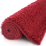 Myshaggy Solid Red Rug - Bargainia.com - 